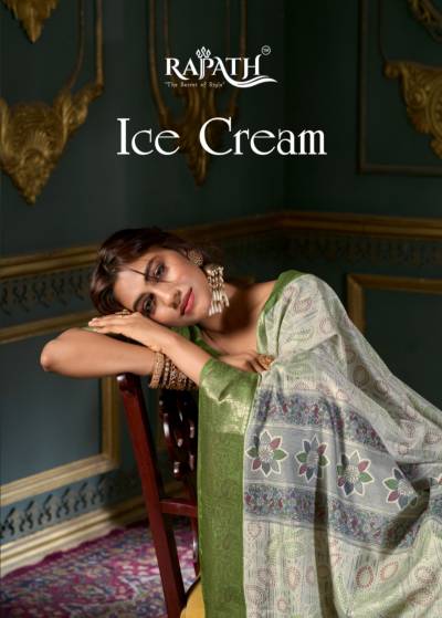 RAJPATH ICE CREAM 570001 TO 570006 DESIGNER SILK SAREE WHOLESALER IN INDIA